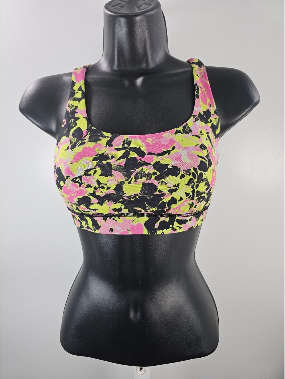 Lululemon Floral Print Sports Bra Size 4